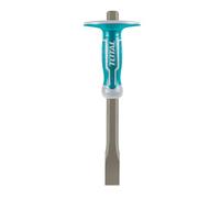 TOTAL - Taglierina a freddo | Punta 305 x 25 mm x Base 19 mm | Scalpello da muratore per tagliare ferro o pietra con un martello | Strumento per muratura e costruzione