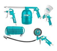 KIT ACCESSORI COMPRESSORE ARIA COMPRESSA AEROGRAFO SET 5pz ECO TOTAL