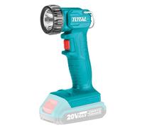 TOTAL - Torcia ad alta potenza | A batteria da 20 V | Capacità di 150 lumen | Regolabile fino a 90° | Ideale per officine, magazzini, campeggio e alpinismo