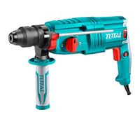 Total Totth308268-2 Martello Demolitore 800 W Sds plus Trapano Tassellatore Perforatore In Valigetta Doppio mandrino