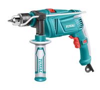 TOTAL - Trapano a percussione 850W con mandrino senza chiave da 13 mm e funzione martello per calcestruzzo