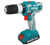 TRAPANO AVVITATORE A PERCUSSIONE 2 BATTERIA A LITIO 20V 2.0Ah 45Nm TOTAL