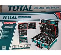 TOTAL : VALIGIA TROLLEY completa di 147 UTENSILI come foto - IMPORT di QUALITA'