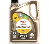 TotalEnergies Quartz INEO First Olio Motore Sintetico 0W-30, ACEA C2, API SN Plus, 5 Litri