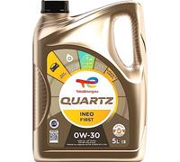 TotalEnergies Quarzo Ineo First 0W-30, olio motore benzina e diesel, 5 litri