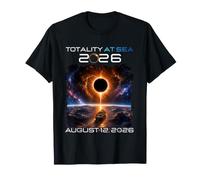 Totality At Sea 2026 Total Solar Eclipse Cruise Ship August Maglietta