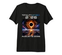 Totality At Sea 2026 Total Solar Eclipse Cruise Ship August Maglietta Premium