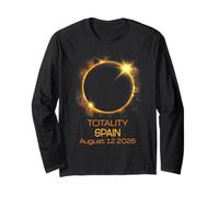 Totality Eclipse Solar 2026 Spain Maglia a Manica