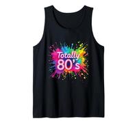 Totally 80's Classic Fun Colorato Emozionante Energia Throwback Canotta