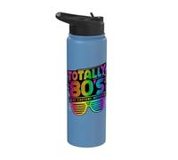 Totally 80's No Costume Needed anni '80 Stainless Steel Insulated Water Bottle