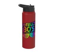 Totally 80's No Costume Needed anni '80 Stainless Steel Insulated Water Bottle