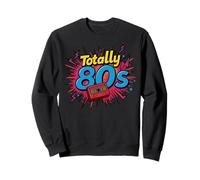 Totally 80s Nostalgic Old School Party Opera d'arte Felpa