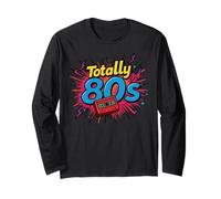 Totally 80s Nostalgic Old School Party Opera d'arte Maglia a Manica