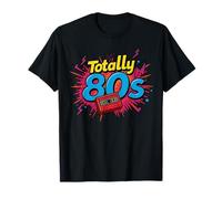 Totally 80s Nostalgic Old School Party Opera d'arte Maglietta