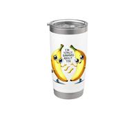 Totally Bananas About You Cute Love Expression Bicchiere termico in acciaio inox doppia parete