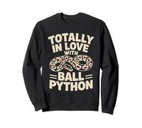 Totally in love with Ball Python - Palla per rettili vintage Felpa