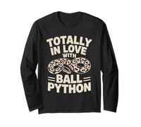 Totally in love with Ball Python - Palla per rettili vintage Maglia a Manica