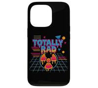 Totally Rad Funny 80s Retro Radical Radiation Hazmat Humor Custodia per iPhone 13 Pro