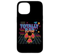 Totally Rad Funny 80s Retro Radical Radiation Hazmat Humor Custodia per iPhone 15