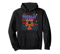 Totally Rad Funny 80s Retro Radical Radiation Hazmat Humor Felpa con Cappuccio