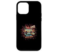 Totally Rad Retro 80s Boombox Joystick Cassette Tape Energy Custodia per iPhone 12 mini