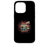 Totally Rad Retro 80s Boombox Joystick Cassette Tape Energy Custodia per iPhone 14 Pro Max
