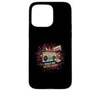 Totally Rad Retro 80s Boombox Joystick Cassette Tape Energy Custodia per iPhone 15 Pro Max