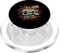 Totally Rad Retro 80s Boombox Joystick Cassette Tape Energy PopSockets PopGrip per MagSafe