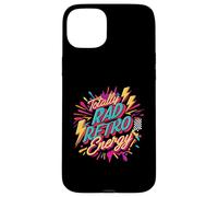 Totally Rad Retro Energy 80s 90s Vibes Custodia per iPhone 15 Plus