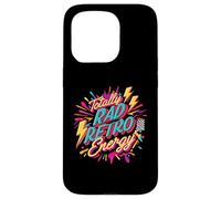 Totally Rad Retro Energy 80s 90s Vibes Custodia per iPhone 15 Pro