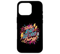 Totally Rad Retro Energy 80s 90s Vibes Custodia per iPhone 16 Pro