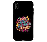 Totally Rad Retro Energy 80s 90s Vibes Custodia per iPhone XS Max