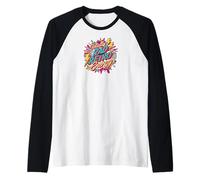 Totally Rad Retro Energy 80s 90s Vibes Maglia con Maniche Raglan