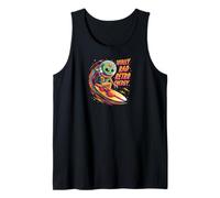 Totally Rad Retro Energy Alien Space Surfer Design Canotta