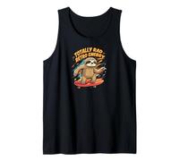 Totally Rad Retro Energy Sloth Skateboard Canotta