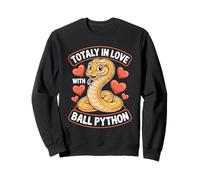 Totalmente innamorato di Ball Python Snake per le donne Felpa