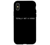 TOTALMENTE NON UN VIRUS - Divertente Computer Hacker Exploit PC Virus Custodia per iPhone X/XS