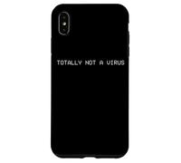 TOTALMENTE NON UN VIRUS - Divertente Computer Hacker Exploit PC Virus Custodia per iPhone XS Max