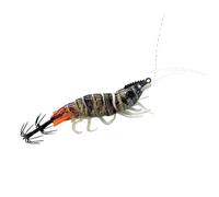 Totani Artificiali,Esche 8 Cm Ad Affondamento Lento Con Polpo | Ami Da Jig Per Calamari Fosforescenti Con Design Realistico Di Gambero | Per La Ai Gamberi A Traina In Laghi E Fiumi D'Acqua