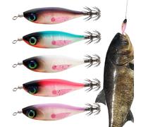 Totaniere Per La Pesca In Acqua Salata Illuminante Realistico Artificiale | Esche Per La Pesca Alla Spigola In Mare Per Outdoor Offshore Surf Barca Kayak Riva Molo