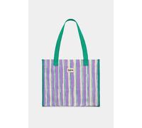 Tote bag a righe, CLAUDE Viola TU A righe