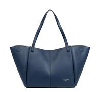 Tote bag a spalla L, in pelle, SIERRA HAUS Blu TU