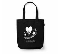 Tote Bag BT21: Tata | Borsa Shopper Donna, 37x39 cm, borsa riutilizzabile per la spesa, BTS | Borsa di stoffa | Borsa Tela riutilizzabile | Shopper Bag Eco Friendly, 100% cotone reciclato, BTS