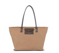 Tote bag da spalla CANVAS KBA con zip Beige TU