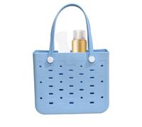 Tote Bag della spiaggia - tote in rete traspirante con buchi per il rilascio di sabbia | Borsa da viaggio leggera per asciugamani, costumi da bagno, crema solare ed elementi essenziali da spiaggia, bo