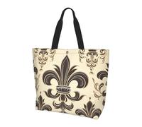 Tote Bag Fleur-De-Lis And Coat Arms Knight Donna Borsetta Moda Borse A Mano Casual Borsa A Tracolla Per Viaggi Spesa Ufficio