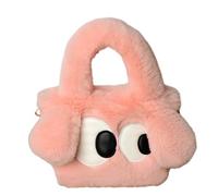 Tote Bag In Peluche - Zuppa invernale | Borsa Soffice, Tote invernale Calda, Tote In Morbida Pelliccia, Borsa Portatile Con Durabilità, Borsa Da Incontri Di Sh, rosa, Se référer au descriptif, Fare