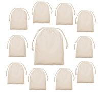 Tote bag piccola DIVERSE DIMENSIONI Set per pittura - borsa mini borsa - sacchetti regalo - sacchetti compleanno per festa di compleanno bambini souvenir,(Natura, 25 x 30 cm | 10 pezzo)