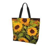 Tote Bag Sun Flower Donna Borsa Tote Elegante Borsa A Tracolla Impermeabile Borsetta Per Viaggi Lavoro Laptop