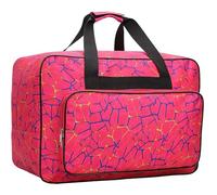 TOTE BAM CASE CAGNA CUCIMENTO 15x10x7 NYLON PERCORSO ONLA BASSO CON TAGNO E MANUBILI ANTERIORE, borsa da viaggio di stoccaggio imbottita universale con cerniera liscia per la maggior parte della macc